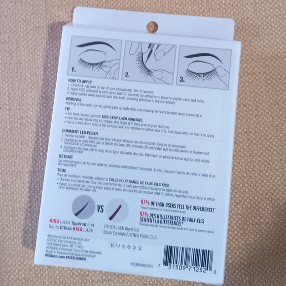 Kiss Lashes Look so Natural Multi Pack - 5 Pairs - Eyelashes 01, 0.05 Pounds - Picture 6 of 7